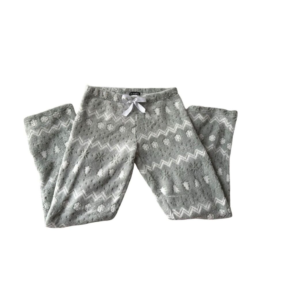 fuzzy low rise pajama pants | soft cozy lounge pants | winter PJs